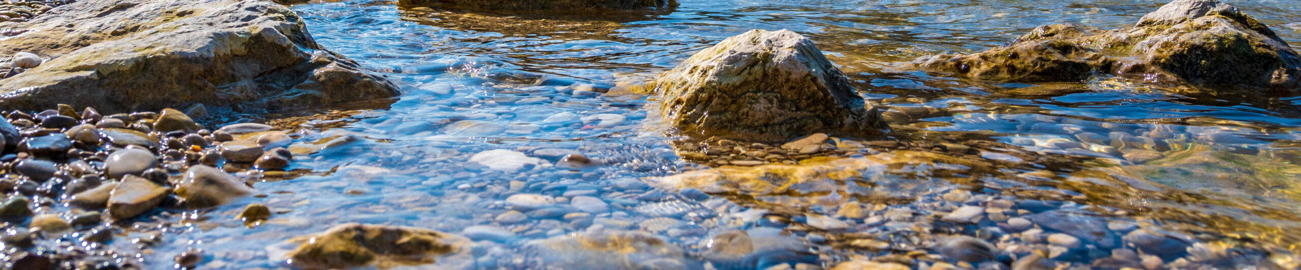 Steine im Wasser